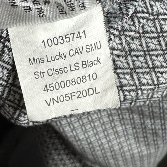 Ariat Shirt Mens Large Black White Red Geometric Long Sleeve Western Rodeo - Picture 4 of 10